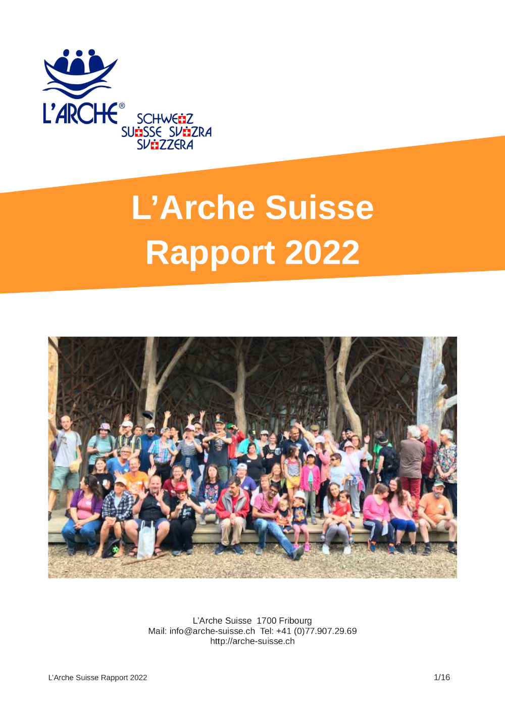Arche Suisse rapport activités FR