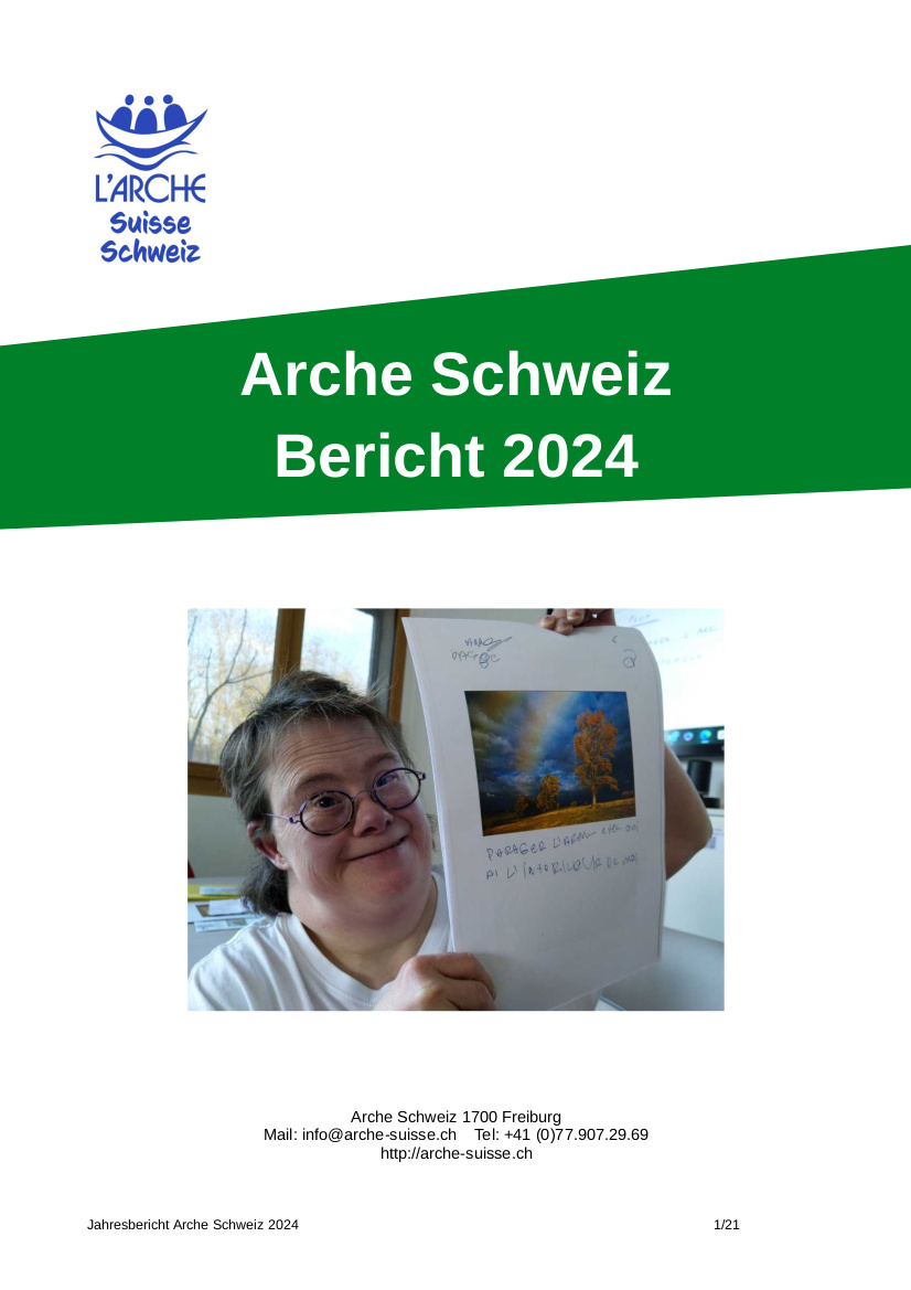 2024 Arche Schweiz Bericht DE