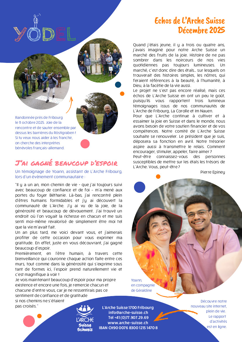 Yodel Arche Suisse FR