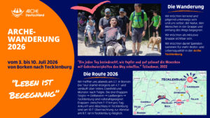 einladungsflyer arche wanderung page